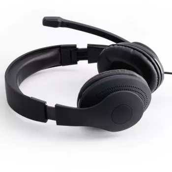 Hama HS-USB300 PC Office Headset, kabelgebunden, USB, schwarz