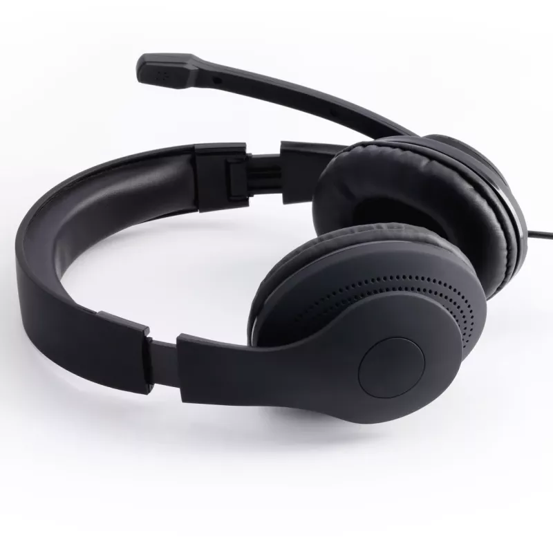 Hama HS-USB300 PC Office Headset, kabelgebunden, USB, schwarz