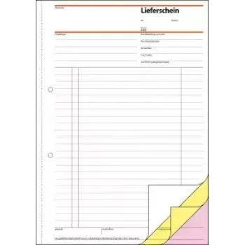 Sigel SD016 Lieferscheinbuch mit Empfangsschein, A4, 3 x 40 Seiten