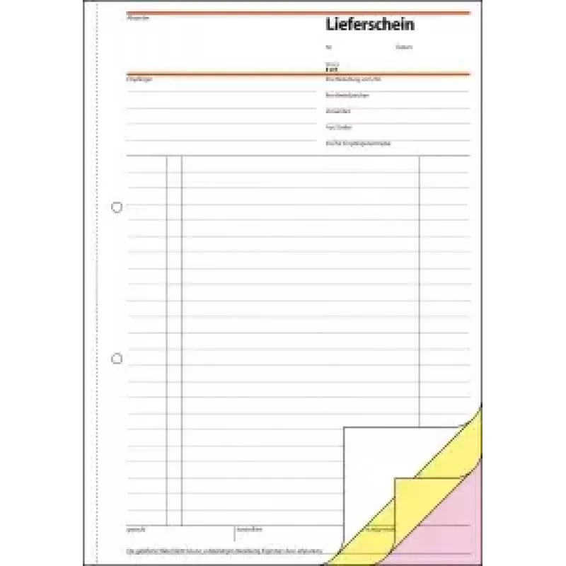 Sigel SD016 Lieferscheinbuch mit Empfangsschein, A4, 3 x 40 Seiten