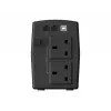 Conceptronic ZEUS02G 850VA 480W USV, 2 UK-Steckdosen, HID-USB, RJ45 Ein/Aus, AVR