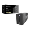 Conceptronic ZEUS02G 850VA 480W USV, 2 UK-Steckdosen, HID-USB, RJ45 Ein/Aus, AVR