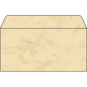 Sigel DP074 Briefumschlag DL (110 x 220 mm), beige, 90 g/m²