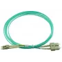 BlueOptics LC-SC Multimode OM3 Duplex LWL-Patchkabel, LC-UPC/SC-UPC, 5 m, beige (kompatibel mit Corning 055702K512000005M)