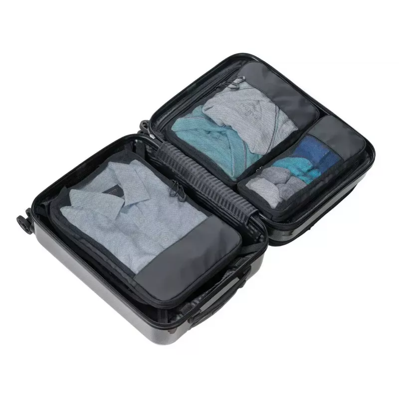 TROIKA Black Packing Cubes Kompressionsbeutel-Set, BBL56/BK