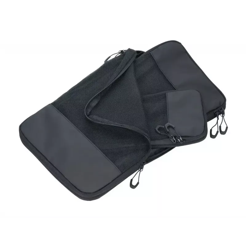 TROIKA Black Packing Cubes Kompressionsbeutel-Set, BBL56/BK