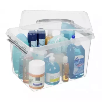 Aufbewahrungsbox Sunware 78800609 rechteckig Kunststoff transparent