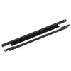Triton RAB-ZP-X03-A3 Kabeldurchführungsplatte mit Bürste, 19 Zoll, 1HE, horizontal geteilt, schwarz