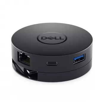 DELL Mobile Adapter DA300 Kabelgebunden USB 3.2 Gen 2 (3.1 Gen 2) Type-C Schwarz