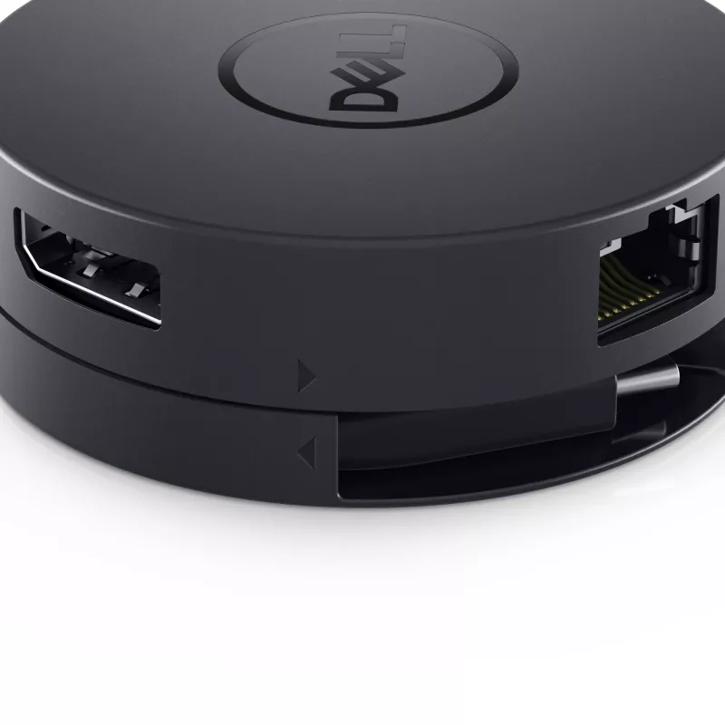 DELL Mobile Adapter DA300 Kabelgebunden USB 3.2 Gen 2 (3.1 Gen 2) Type-C Schwarz