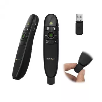 StarTech.com Wireless Presentation Remote mit grünem Laserpointer - 27 m Reichweite
