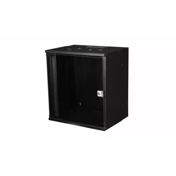Equip Eco Mount 19' Schrank, 12U, 540X400MM, RAL9005 Schwarz