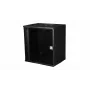 Equip Eco Mount 19' Schrank, 12U, 540X400MM, RAL9005 Schwarz