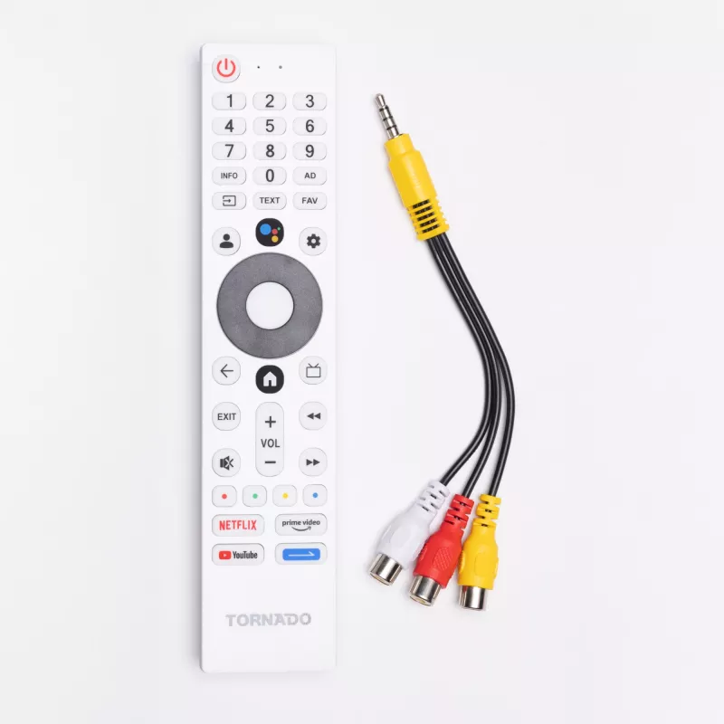 TORNADO 55UA3400X | 55“ rahmenloser 4K UHD Google TV mit HDR10 und HLG