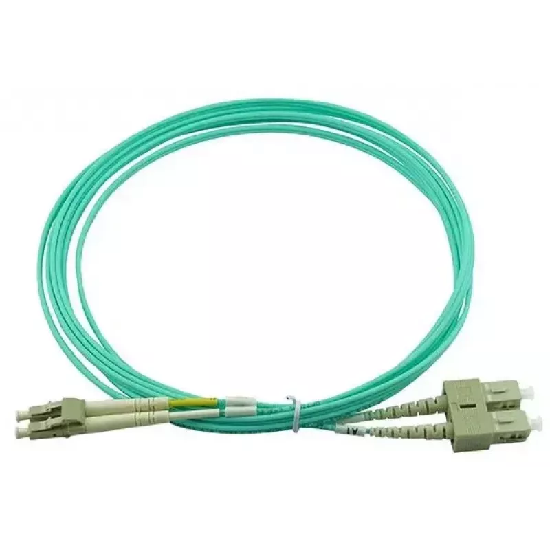 BlueOptics LWL-Patchkabel LC-SC Multimode OM3 Duplex, LC-UPC/SC-UPC, 10 m, beige (kompatibel mit Corning 055702T512000010M)
