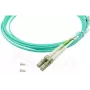 BlueOptics LWL-Patchkabel LC-SC Multimode OM3 Duplex, LC-UPC/SC-UPC, 10 m, beige (kompatibel mit Corning 055702T512000010M)