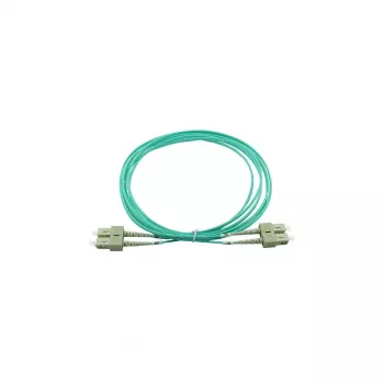 BlueOptics SC-SC Multimode OM3 Duplex-LWL-Patchkabel, SC-UPC, 15 m, beige (kompatibel mit Corning 575702K5120000015M)