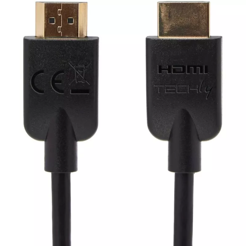 Techly ICOC HDMI2-4-020T HDMI-Kabel 2 m HDMI Typ A (Standard) Schwarz