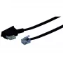 Kabel RJ-11 Schwaiger 10m TAE-N Schwarz