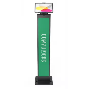 Multimedia-Stand Compulocks Universal Tablet Cling Brandable Bodenständer Schwarz