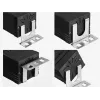 Power Extension Bachmann 420.0017 2m 4 AC Outlets Indoor Schwarz