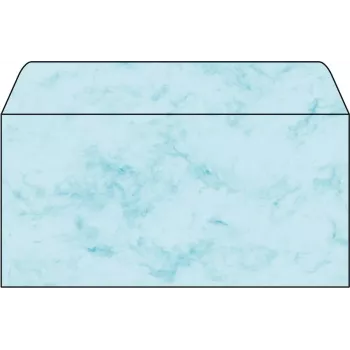 Sigel DU170 Briefumschlag DL (110 x 220 mm), blau, 90 g/m²