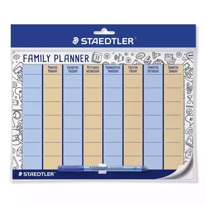 Marker Staedtler Lumocolor Familienplaner-Set 641 FP