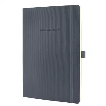 Schreibblock Sigel Conceptum A4 194 Blatt Grau
