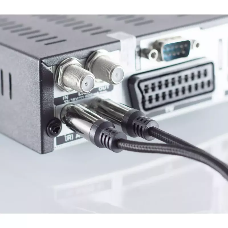 Audiokabel ShiverPeaks BS20-41155 1,5 m 2xRCA Schwarz