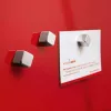 Sigel BA192 Bastelmagnet Würfel Neodym Silber 10 mm