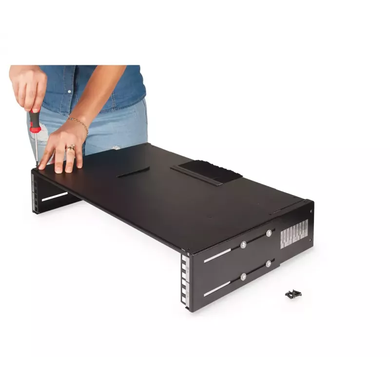 Digitus Professional DN-19-PB-TB-SW Patchpanel-Halterung, für Wandmontage, schwarz RAL 9005