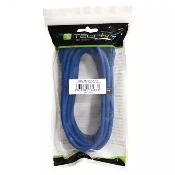 Techly USB 3.0 Superspeed Kabel A / Micro B 3m Blau ICOC MUSB3-A-030