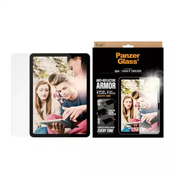 Bildschirmschutz PanzerGlass Anti-Reflective Armor für iPad Air 11 Zoll (2024–2026) Ultra-Wide Fit mit Fastfit-Werkzeug, PET/Silikon