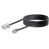 Netzwerkkabel Schwaiger 3,0 m RJ-11 - RJ-45 3 m Schwarz