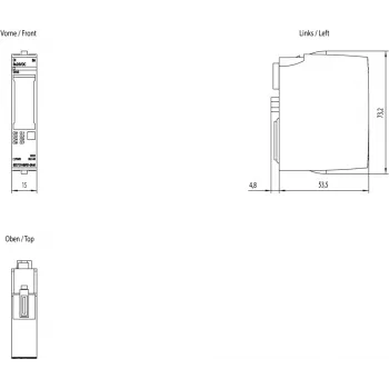 Siemens SIMATIC ET 200SP 6ES7131-6BF01-0AA0 Digitaleingabemodul, DI 8x24VDC Basic