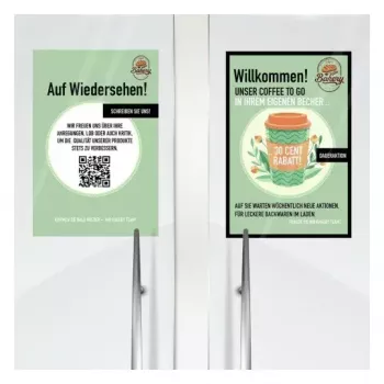 Avery Fensteraufkleber Selbstklebendes Druckeretikett A4 Weiß 10 Stück