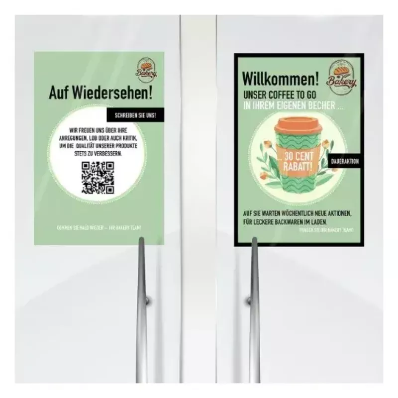 Avery Fensteraufkleber Selbstklebendes Druckeretikett A4 Weiß 10 Stück
