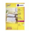 Avery J8160-25 Adressetiketten, 63,5 x 38,1 mm, 525 Etiketten (25 Bogen x 21), weiß