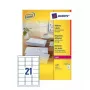 Avery J8160-25 Adressetiketten, 63,5 x 38,1 mm, 525 Etiketten (25 Bogen x 21), weiß