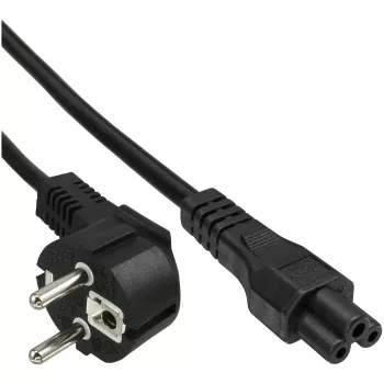 InLine B-16657D Netzkabel Schwarz 2 m Netzstecker Typ F IEC C5