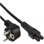 InLine B-16657D Netzkabel Schwarz 2 m Netzstecker Typ F IEC C5