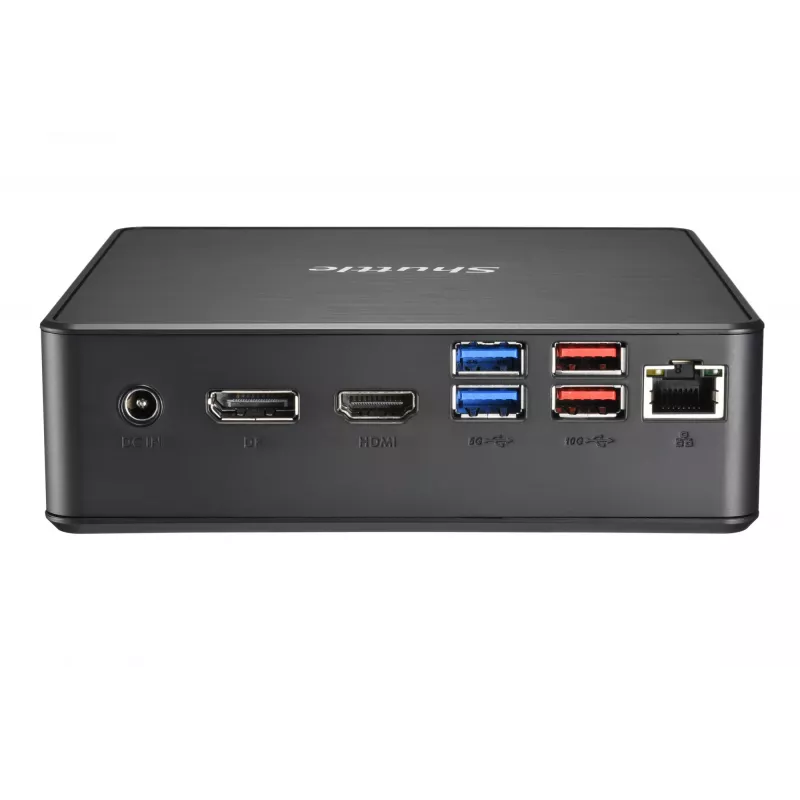 Shuttle Nano PC NC4010BAV2, Intel Celeron 7305, 8GB DDR4, 128GB M.2, 1x HDMI, 1x DP, 7x USB, 1x LAN, inkl. VESA und Standfuß