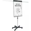 Legamaster SKETCH PRO mobiles Flipchart mit Sternfuß Stahl 5 Rollen