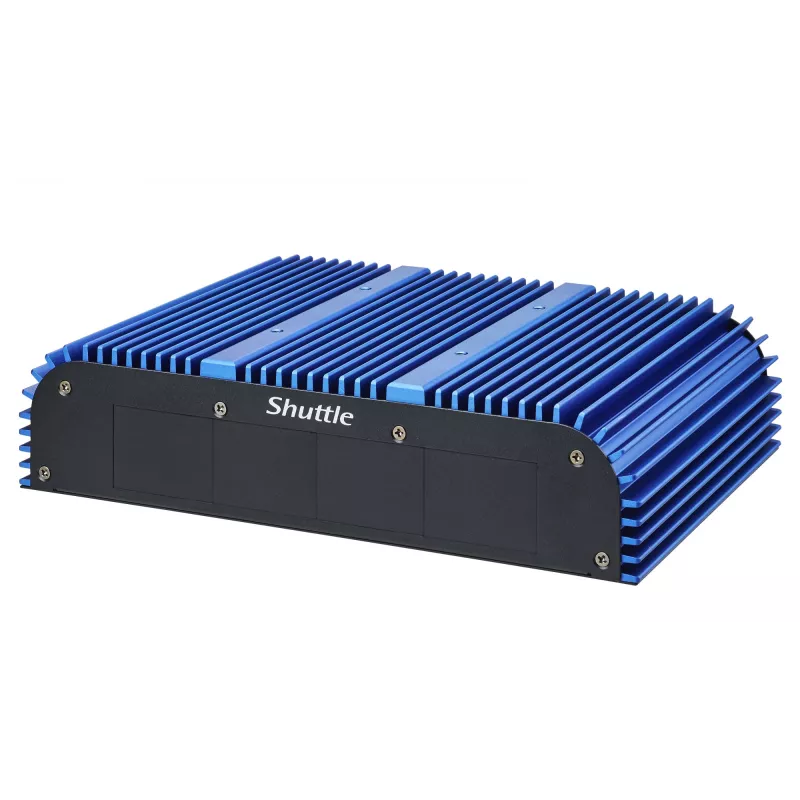 Shuttle BPCAL02-i5 industrieller Box-PC, Core i5-1235U, 2x SO-DIMM, 2x LAN, 1x COM, 1x HDMI, 4x USB, lüfterlos, 24/7 Dauerbetrieb