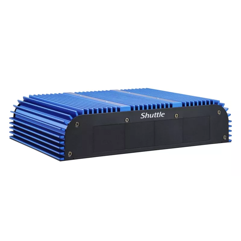 Shuttle BPCAL02-i5 industrieller Box-PC, Core i5-1235U, 2x SO-DIMM, 2x LAN, 1x COM, 1x HDMI, 4x USB, lüfterlos, 24/7 Dauerbetrieb