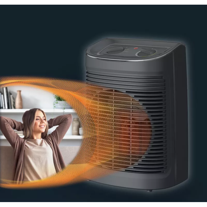 Rowenta Instant Comfort SO6511 Innenbereich Grau 2200 W Gebläse-Elektroheizlüfter