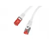 LANBERG Cat6 S/FTP (S-STP) Netzwerkkabel, RJ‑45–RJ‑45, 2 m, weiß