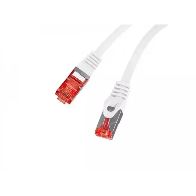 LANBERG Cat6 S/FTP (S-STP) Netzwerkkabel, RJ‑45–RJ‑45, 2 m, weiß