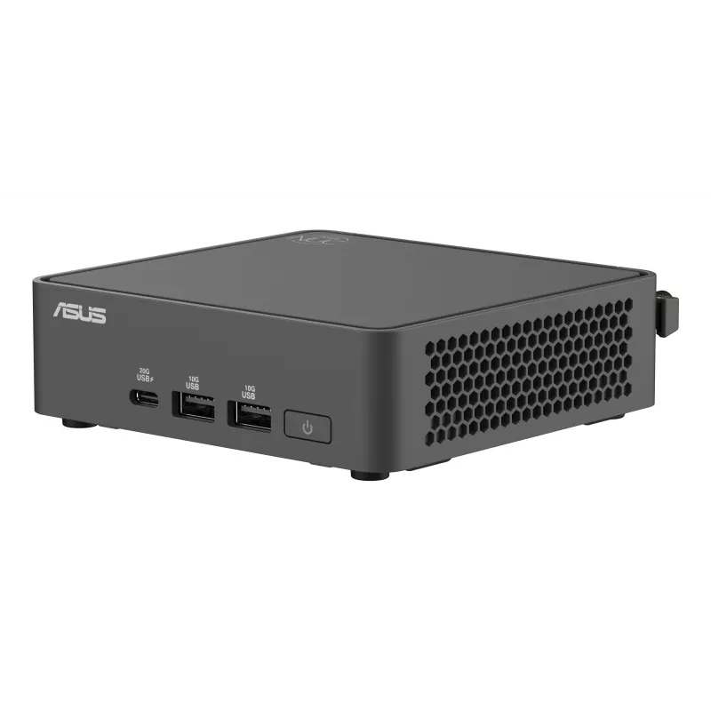 Mini PC Barebone ASUS NUC 15 Pro Schwarz — Intel Core Ultra 5, DDR5 bis zu 96 GB, M.2 SSD, Wi‑Fi 7, Bluetooth 5.4, 1x RJ‑45, 120W Netzteil