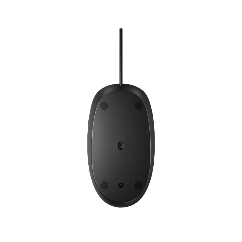 HP 128 LSR WRD Maus (Bulk120), beidhändig, Laser, USB Typ-A, Schwarz